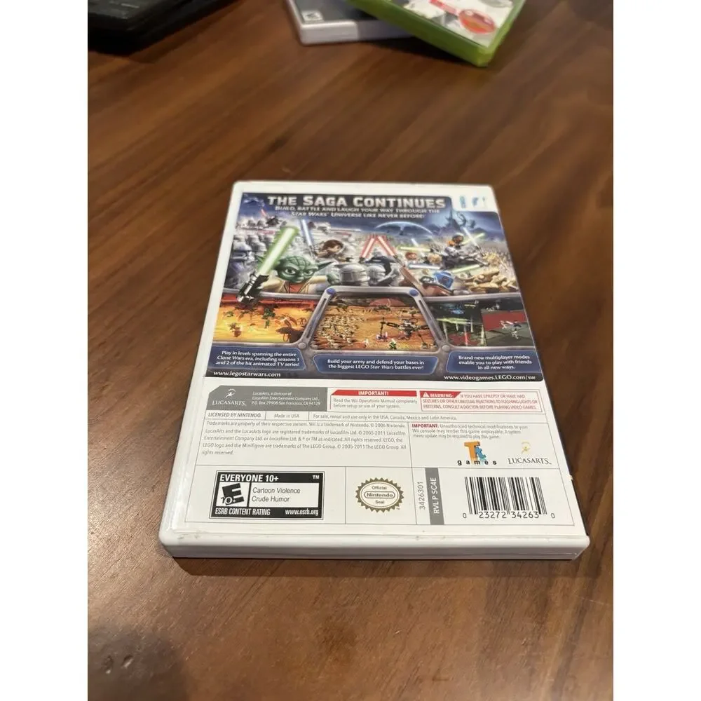 LEGO Star Wars III: The Clone Wars - Nintendo Wii Game With Booklet